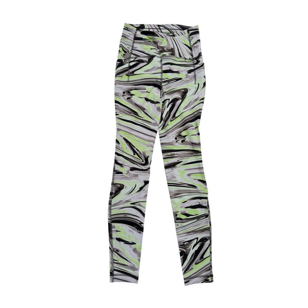 Lululemon Fast and Free Tight Women 4 Multi Excellent Paint Glide Warp 25